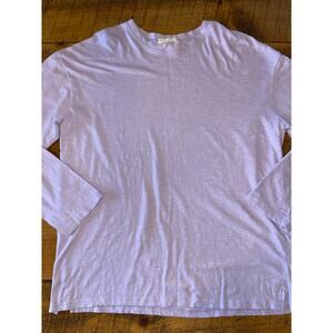 Mens ETHOS Light Purple Lightweight Soft Long Sleeve Casual Shirt‎